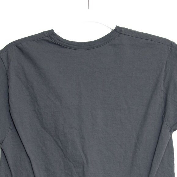 Fruit Of The Loom Mens V-Neck T-Shirt Medium 100% Cotton Charcoal Gray - Picture 10 of 10